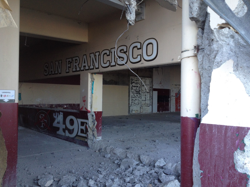 Illustration for article titled We Hopped A Fence And Explored The Ruins Of Candlestick Park